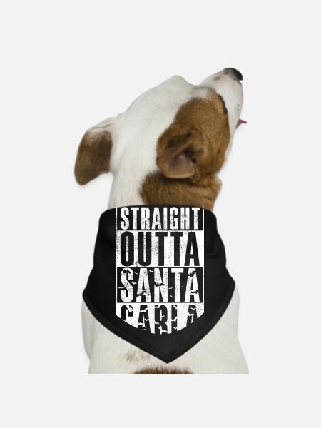Straight Outta Santa Carla - Dog Bandana - black - Front
