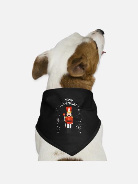 Nutcracker - Dog Bandana - black - Front