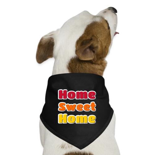 Home Sweet Home Colorful Typography - Dog Bandana