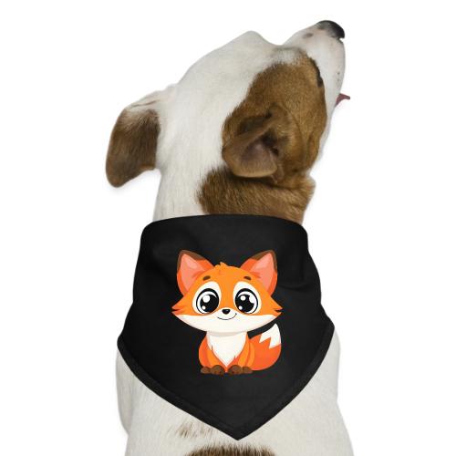 Adorable Cartoon Fox with Big Innocent Eyes - Dog Bandana