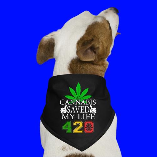 Joyous 420 Saving Herb Weed Marijuana Design - Dog Bandana