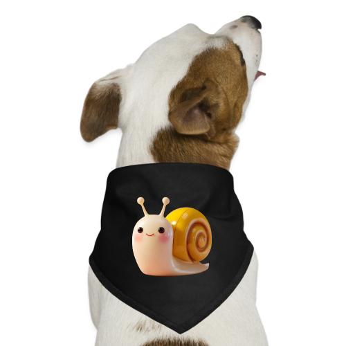 Sweet Cartoon Baby Snail Full of Joy - Dog Bandana