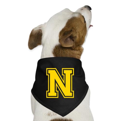 Letter N – Capital Athletic Alphabet Monogram - Dog Bandana