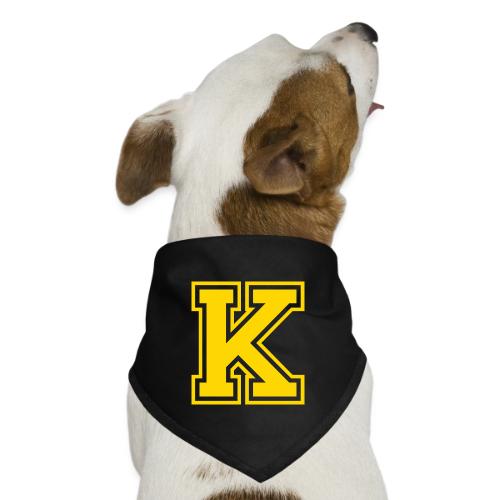 Letter k – Capital Athletic Alphabet Monogram - Dog Bandana