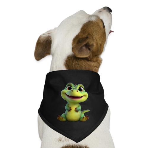 Playful Cartoon Baby Alligator - Dog Bandana