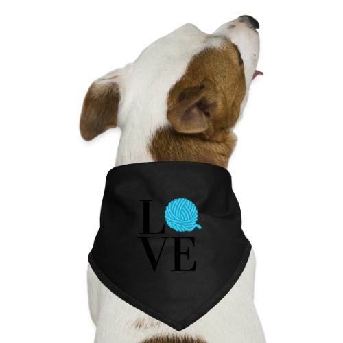 Love Yarn Teal - Dog Bandana