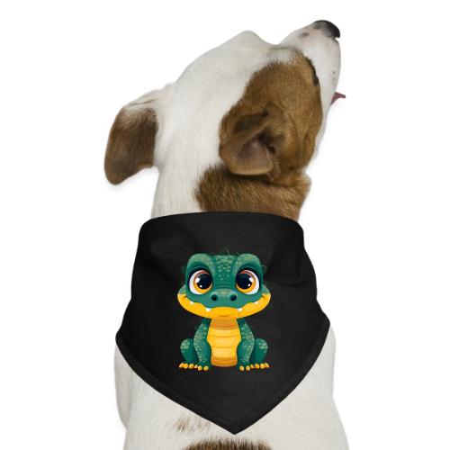 Smiling Cartoon Alligator - Dog Bandana