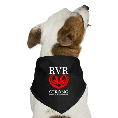 RVR Strong red and white logo - Dog Bandana