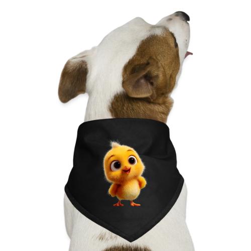Cute Cartoon Yellow Chick with Big Sparkling Eyes - Dog Bandana