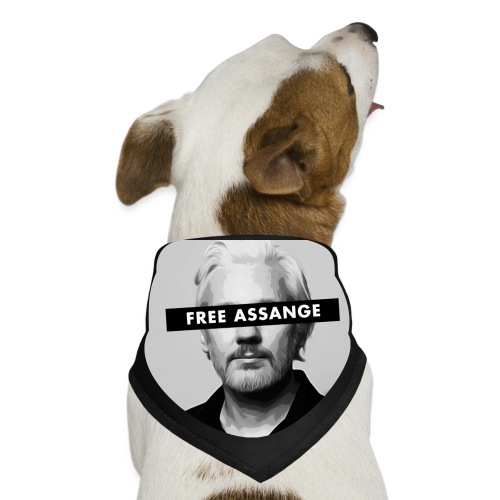 Free Julian Assange - Dog Bandana