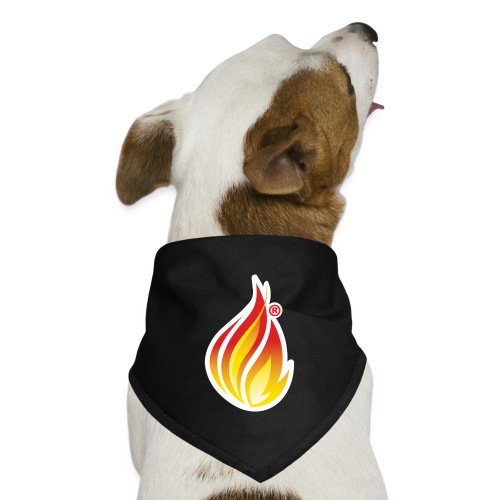 HL7 FHIR Flame graphic with white background - Dog Bandana