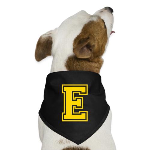 Letter E – Capital Athletic Alphabet Monogram - Dog Bandana