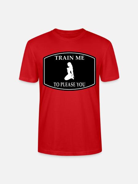 BDSM Train Me Dominance & Submission - Stanley/Stella Crafter Unisex Organic T-Shirt - red