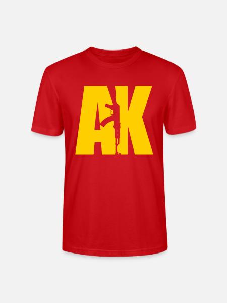 AK47 YELLOW - Stanley/Stella Crafter Unisex Organic T-Shirt - red
