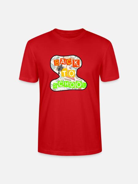 Back to school  - Stanley/Stella Crafter Unisex Organic T-Shirt - red