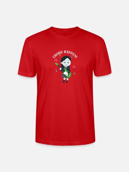 Chord_Happens - Stanley/Stella Crafter Unisex Organic T-Shirt - red