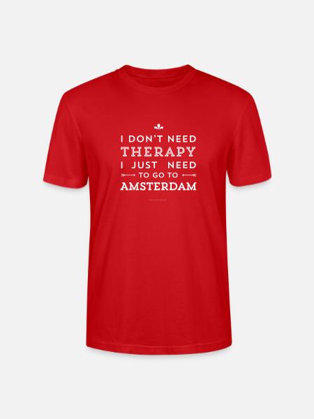 Amsterdam - Stanley/Stella Crafter Unisex Organic T-Shirt - red