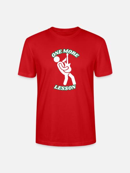 One_More_Lesson_-1- - Stanley/Stella Crafter Unisex Organic T-Shirt - red