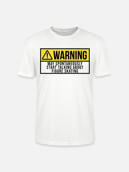 Figure Skate - Stanley/Stella Crafter Unisex Organic T-Shirt - white