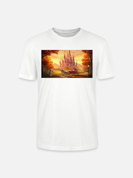"A captivating digital painting - Stanley/Stella Crafter Unisex Organic T-Shirt - white