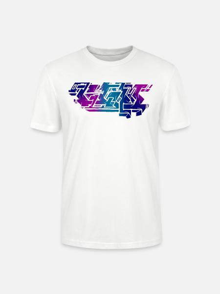 Graffiti Piece - Dark - Stanley/Stella Crafter Unisex Organic T-Shirt - white