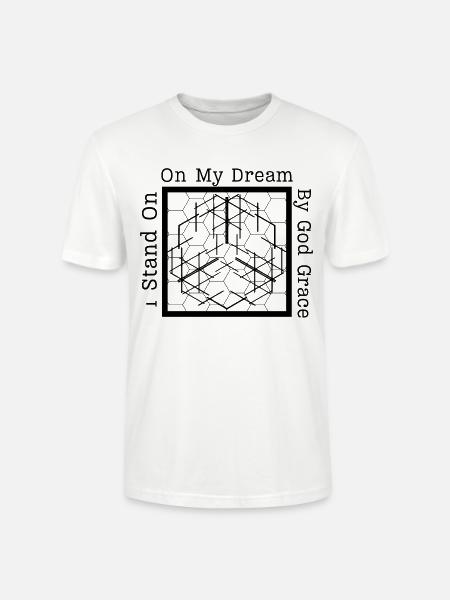On My Dream Fractal Web - Stanley/Stella Crafter Unisex Organic T-Shirt - white