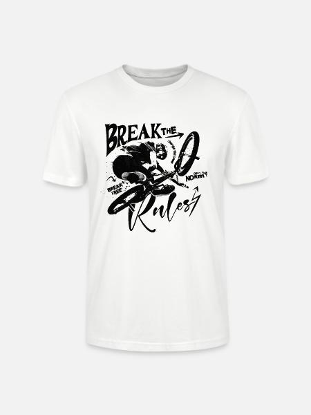 BMX Air Silhouette - Stanley/Stella Crafter Unisex Organic T-Shirt - white