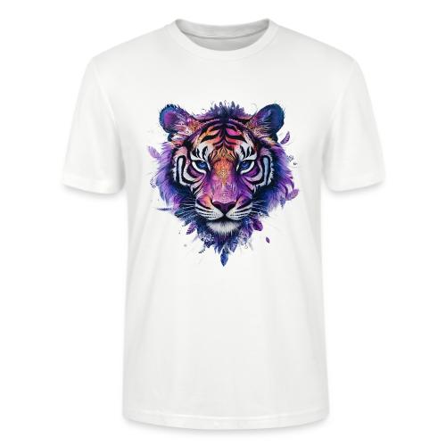 Mystic Violet Tiger - Stanley/Stella Crafter Unisex Organic T-Shirt