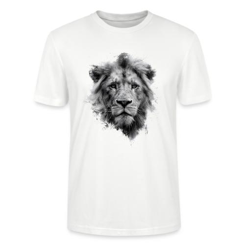 Lion: Monochrome King - Stanley/Stella Crafter Unisex Organic T-Shirt