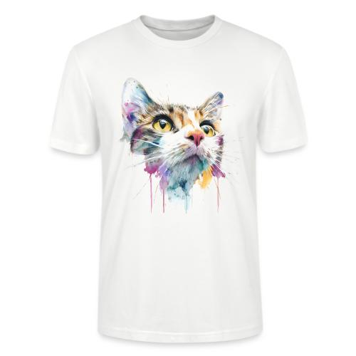 Chromatic Cat Splash - Stanley/Stella Crafter Unisex Organic T-Shirt