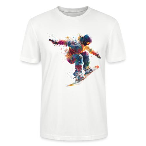 Snowboarding: Frozen Flight - Stanley/Stella Crafter Unisex Organic T-Shirt