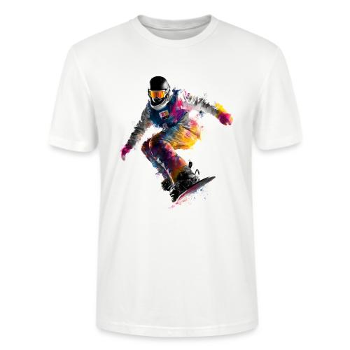 Snowboarding: Frozen Palette - Stanley/Stella Crafter Unisex Organic T-Shirt