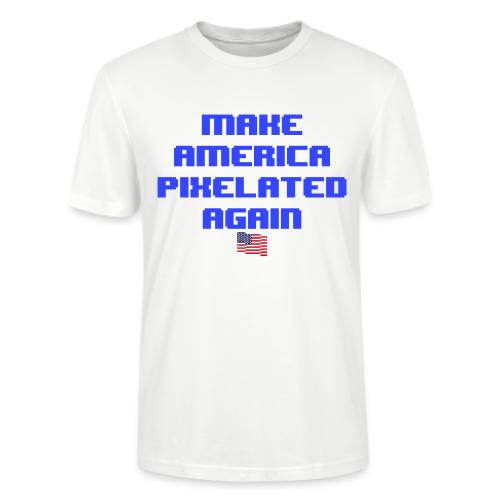 Pixelated America - Stanley/Stella Crafter Unisex Organic T-Shirt