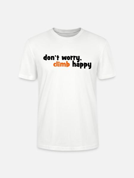 climbing - Stanley/Stella Crafter Unisex Organic T-Shirt - white