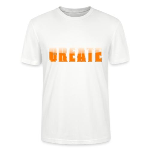 CREATE Vibrant Orange Bold Word Graphic - Stanley/Stella Crafter Unisex Organic T-Shirt