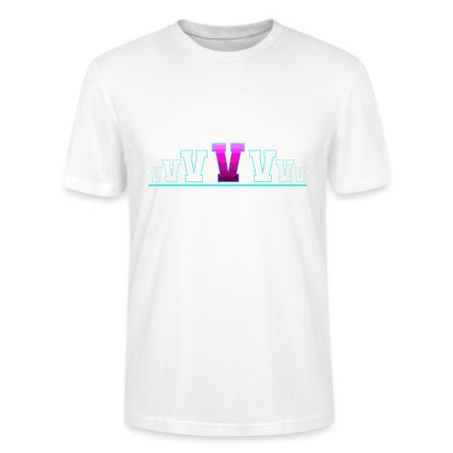 Letter V – Capital Varsity Alphabet Monogram - Stanley/Stella Crafter Unisex Organic T-Shirt