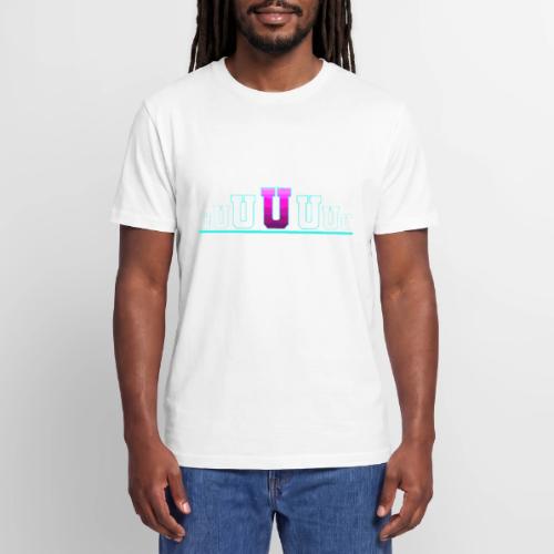 Letter U – Capital Varsity Alphabet Monogram - Stanley/Stella Crafter Unisex Organic T-Shirt