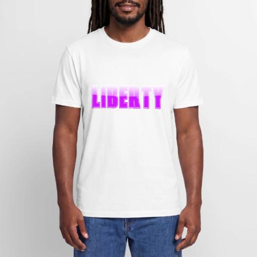 Liberty Typography Graphic Design - Stanley/Stella Crafter Unisex Organic T-Shirt