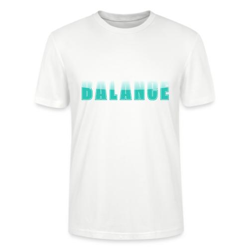 BALANCE Calm Teal Minimal Word Art Design - Stanley/Stella Crafter Unisex Organic T-Shirt