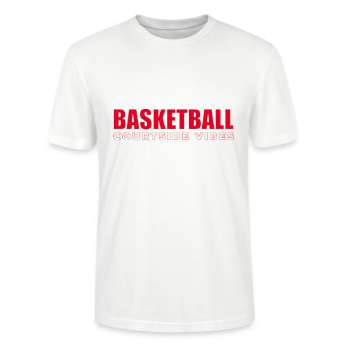 Courtside Vibes Basketball Typography Design - Stanley/Stella Crafter Unisex Organic T-Shirt