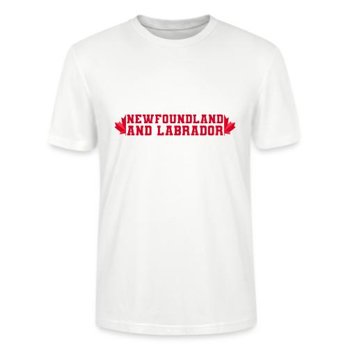 Newfoundland and Labrador with maple leaf - Stanley/Stella Crafter Unisex Organic T-Shirt