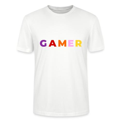 Multicolor GAMER Typography Design - Stanley/Stella Crafter Unisex Organic T-Shirt