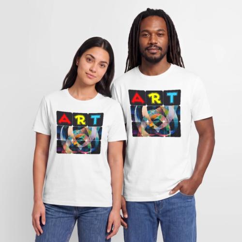 Art of Stripes and Shades - Stanley/Stella Crafter Unisex Organic T-Shirt