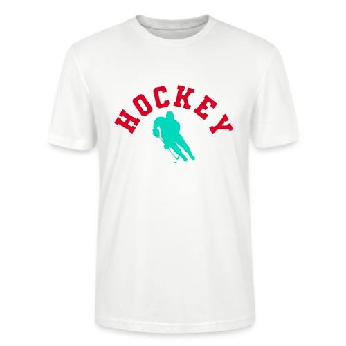 Hockey Player Silhouette - Stanley/Stella Crafter Unisex Organic T-Shirt
