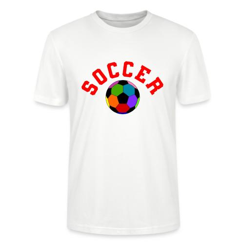 Soccer: Colorful Kick - Stanley/Stella Crafter Unisex Organic T-Shirt