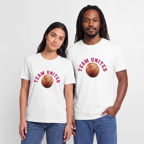 Team United Basketball Unity Design - Stanley/Stella Crafter Unisex Organic T-Shirt