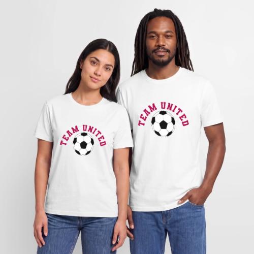Team United Soccer Ball Sports Design - Stanley/Stella Crafter Unisex Organic T-Shirt