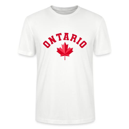Ontario with maple leaf - Stanley/Stella Crafter Unisex Organic T-Shirt