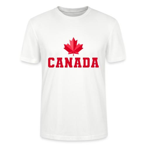 Canada with a maple leaf - Stanley/Stella Crafter Unisex Organic T-Shirt