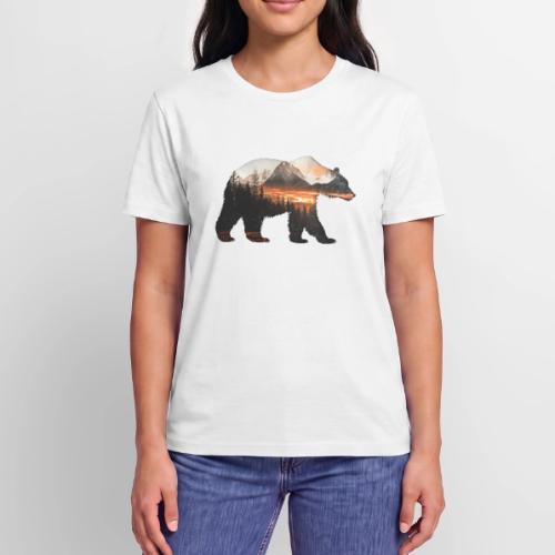 Canada Bear: fiery tones - Stanley/Stella Crafter Unisex Organic T-Shirt